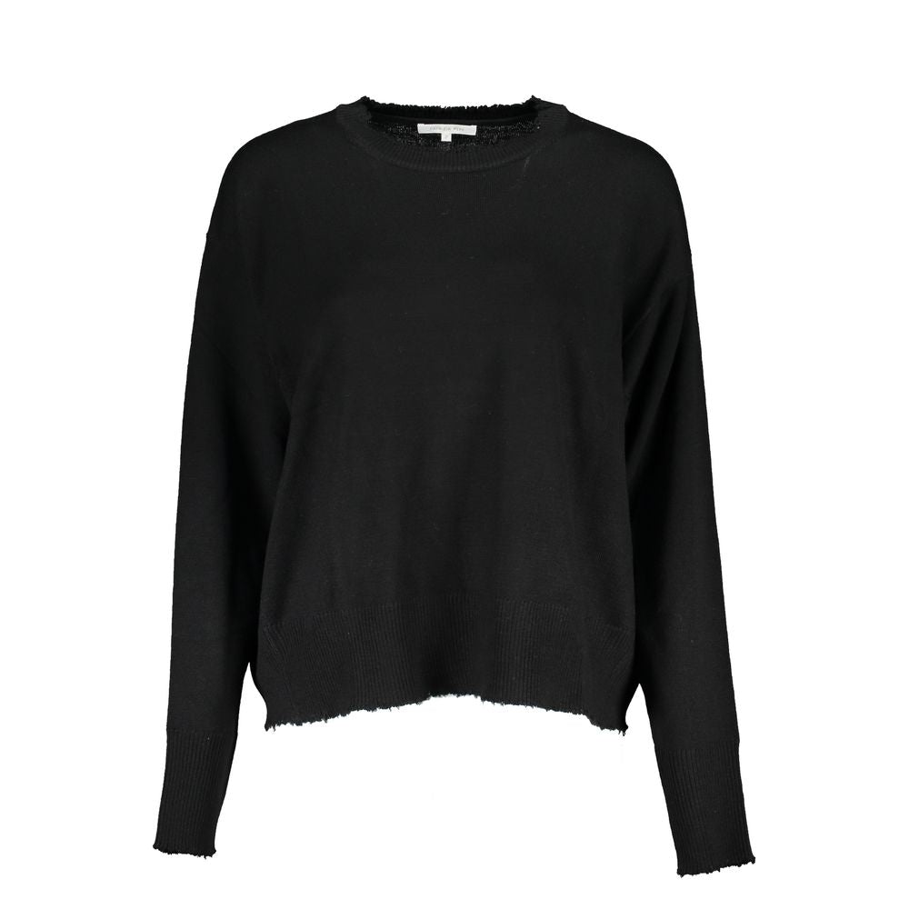 Elegant Long Sleeved Crew Neck Sweater