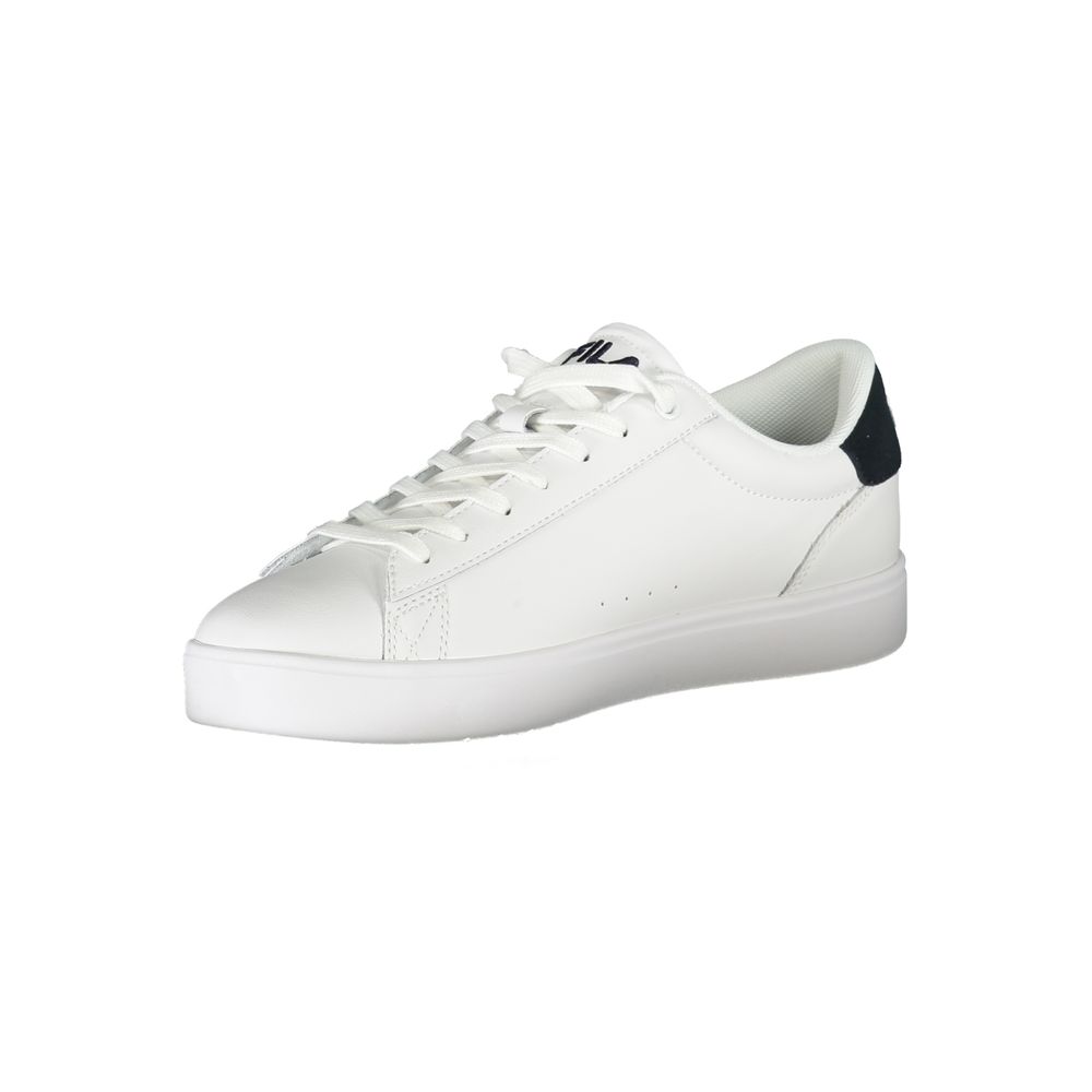 Classic White Sneaker with Contrast Details