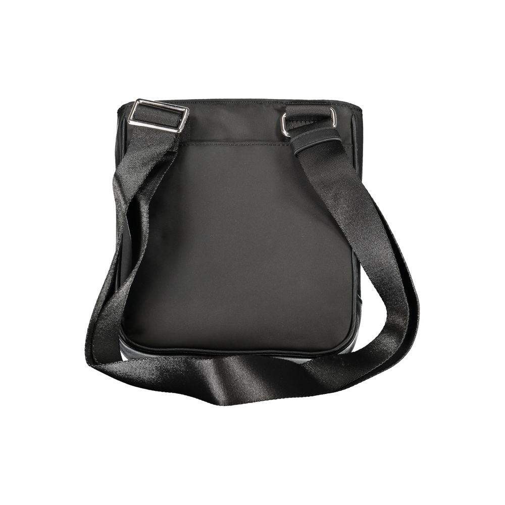 Black Polyester Shoulder Bag