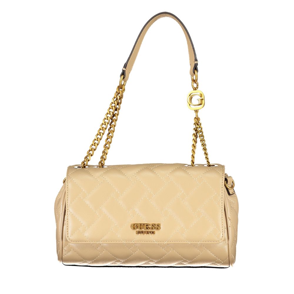 Beige Polyethylene Handbag