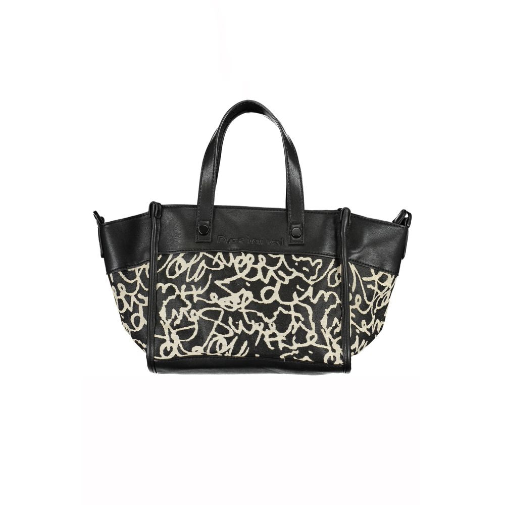 Black Polyester Handbag