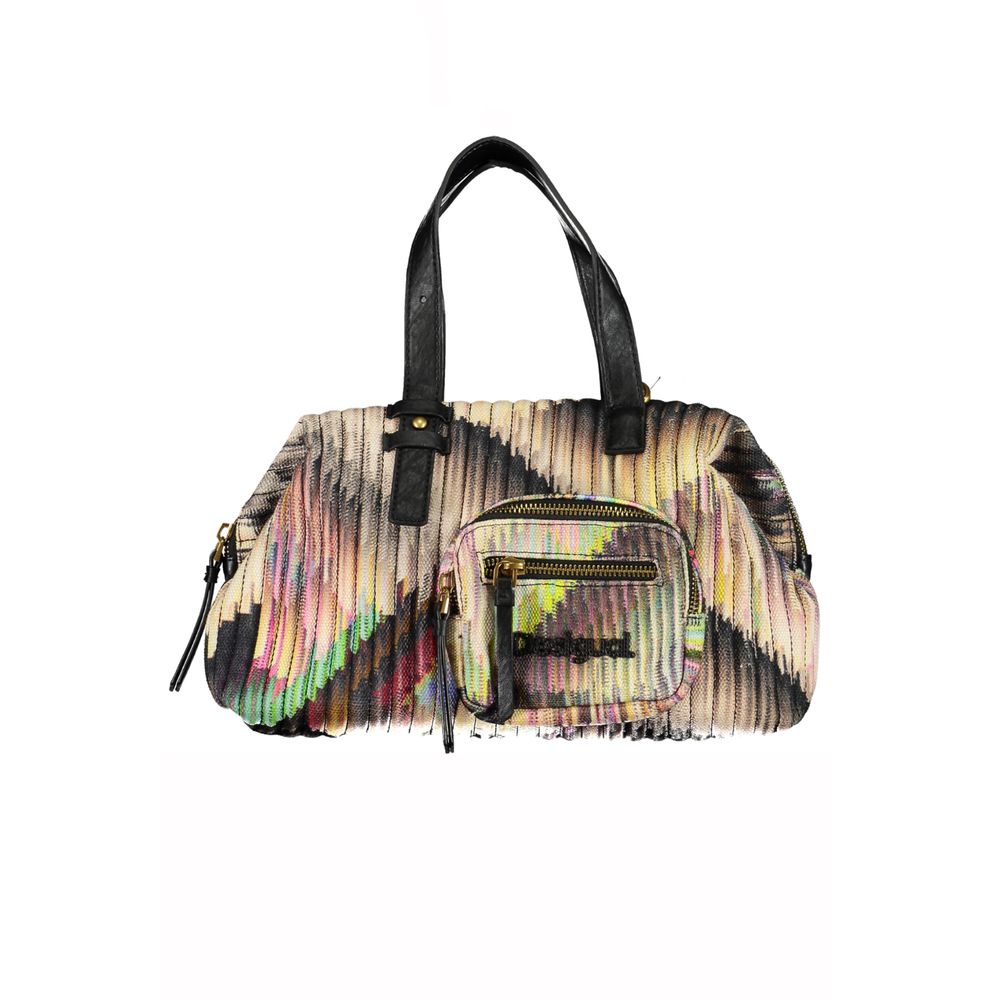 Black Polyester Handbag