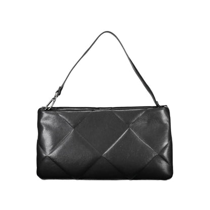 Black Polyester Handbag