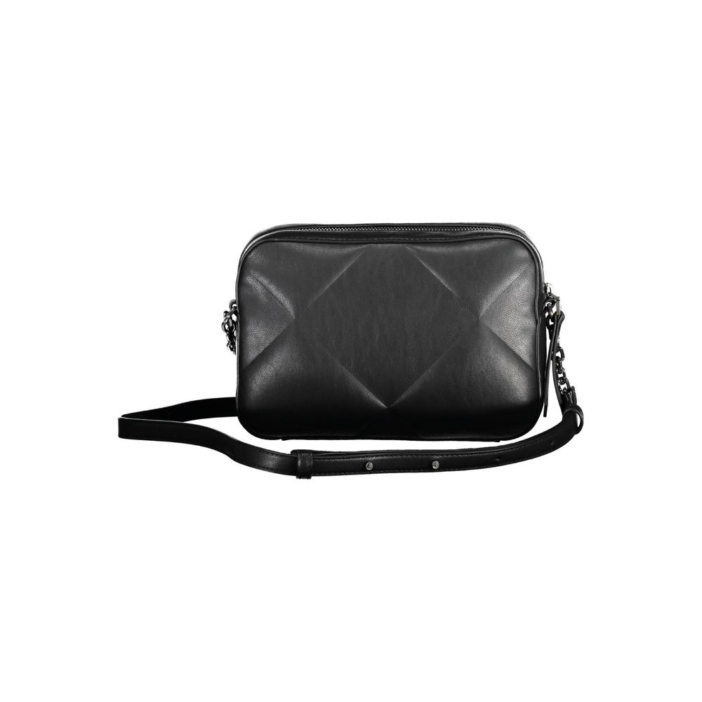 Black Polyester Handbag