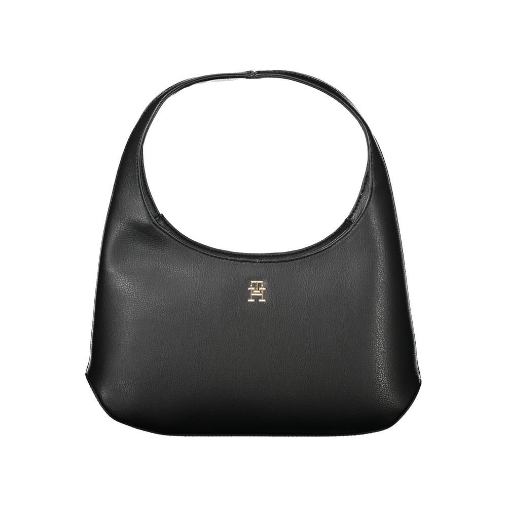 Black Polyester Handbag