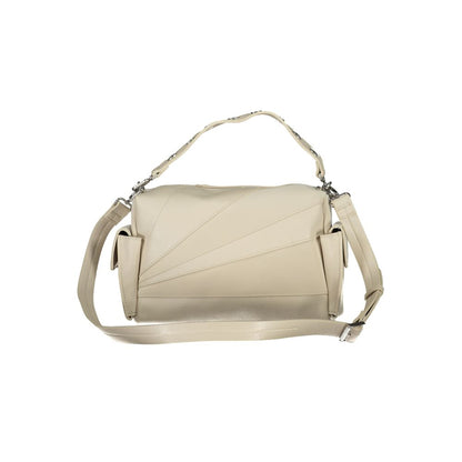 Beige Polyethylene Handbag