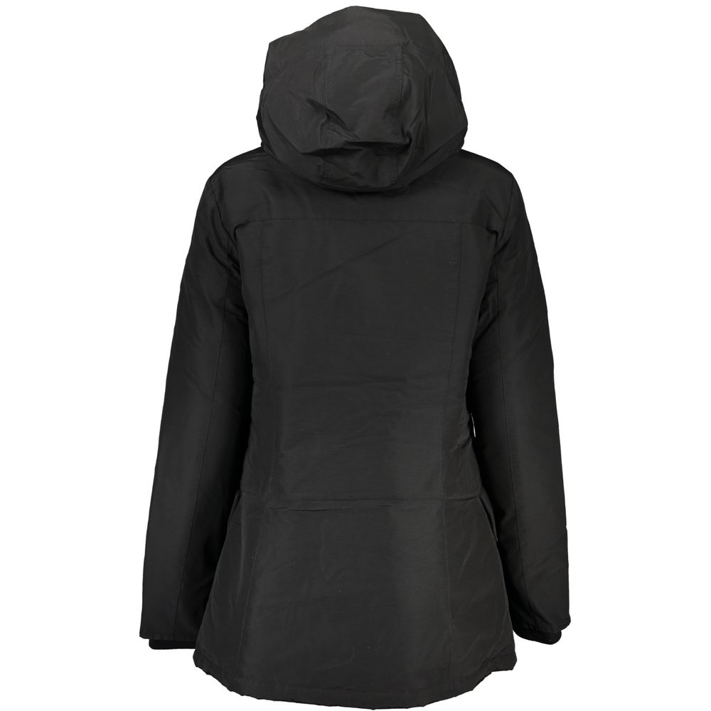 Black Cotton Jackets & Coat