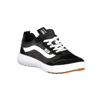 Black Polyester Sneaker