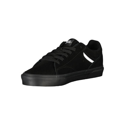 Black Polyester Sneaker