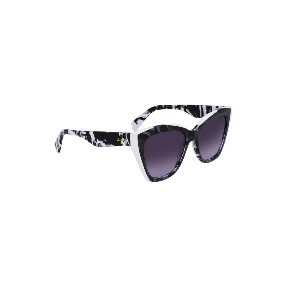 White Acetate Sunglasses