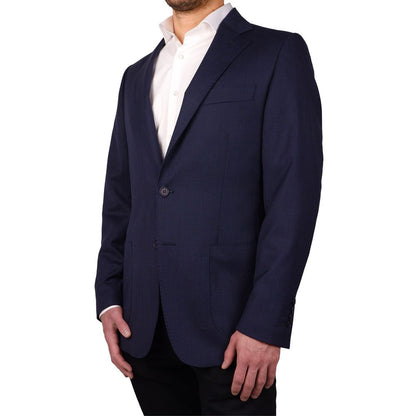 Blue Wool Vergine Blazer