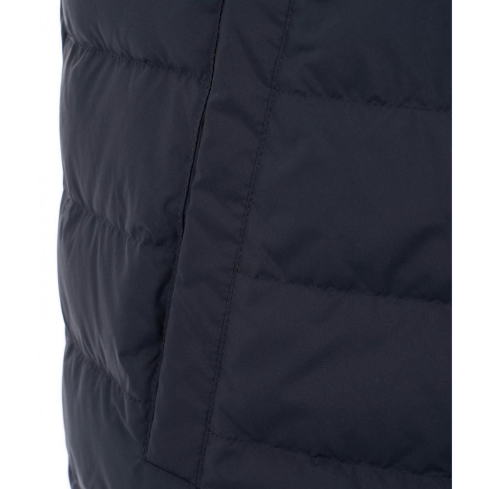 Sleek Blue Puffer Vest for a Modern Look