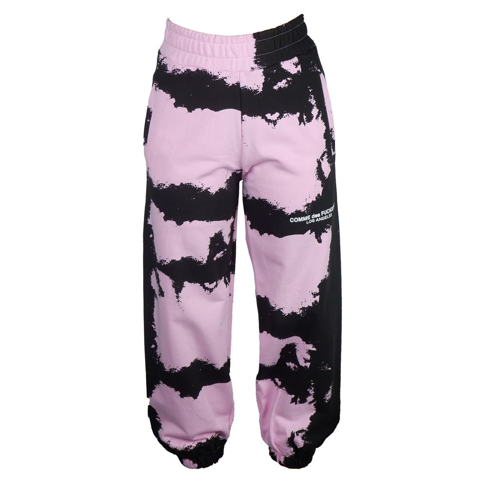 Pink Cotton Women's Track Pant
