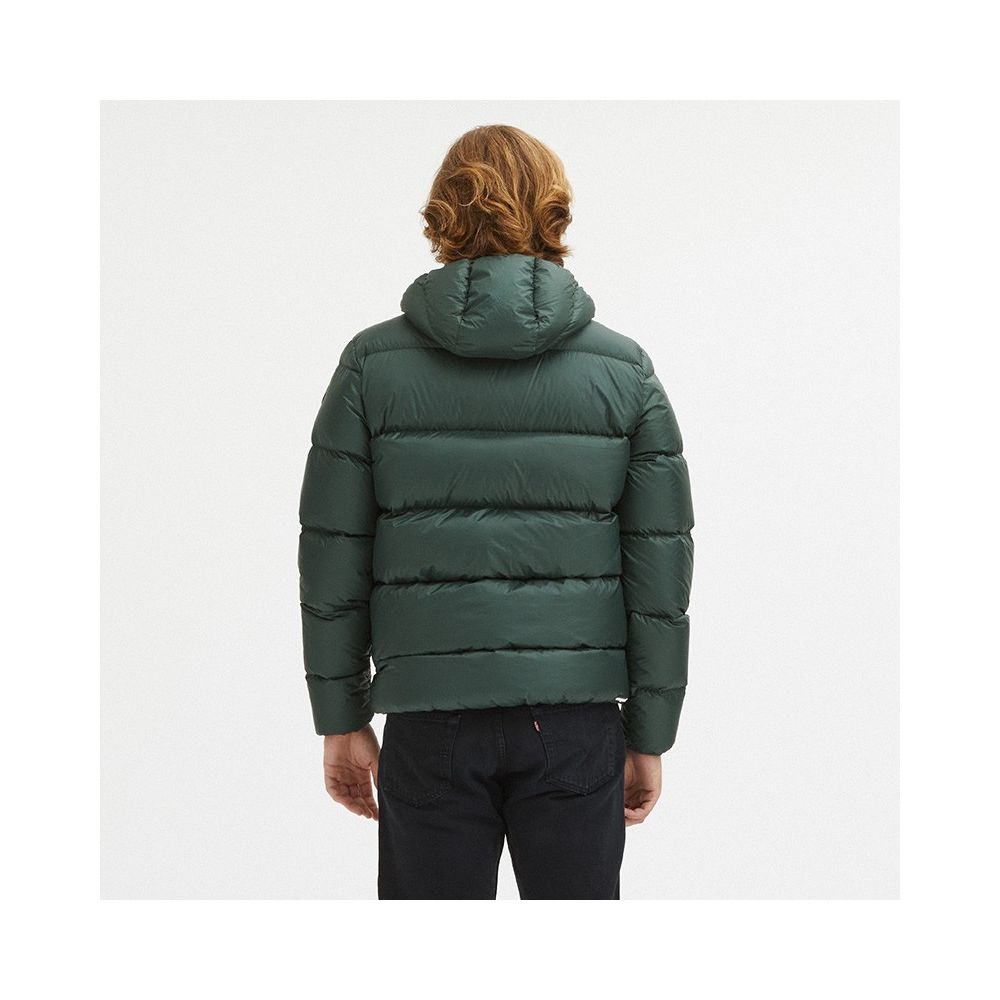 Green Nylon Men Jacket