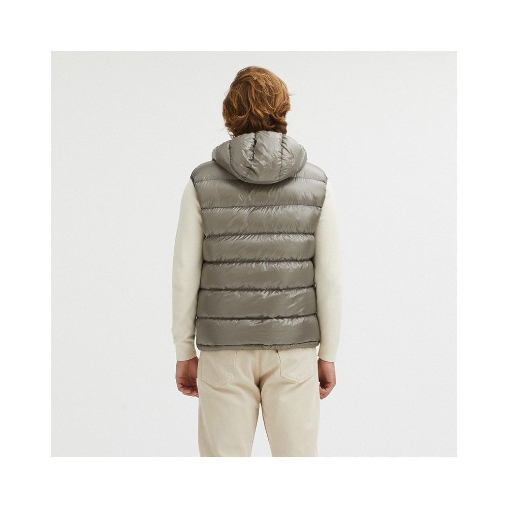 Gray Nylon Men's Reversible Vest