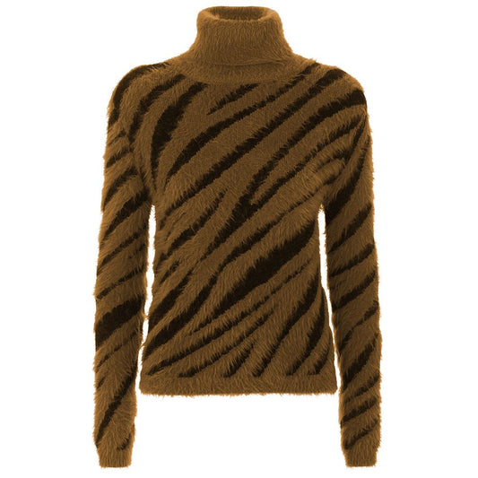 Brown Polyamide Women Sweater