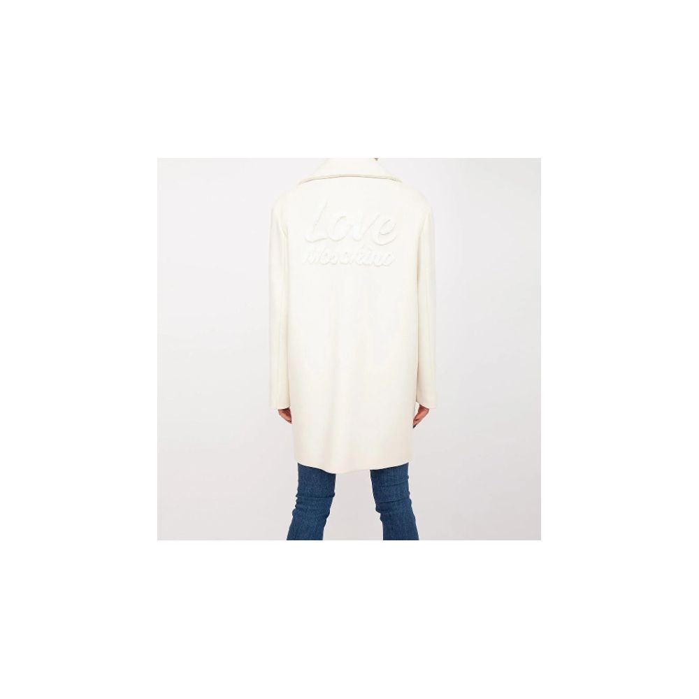 White Wool Women Coat