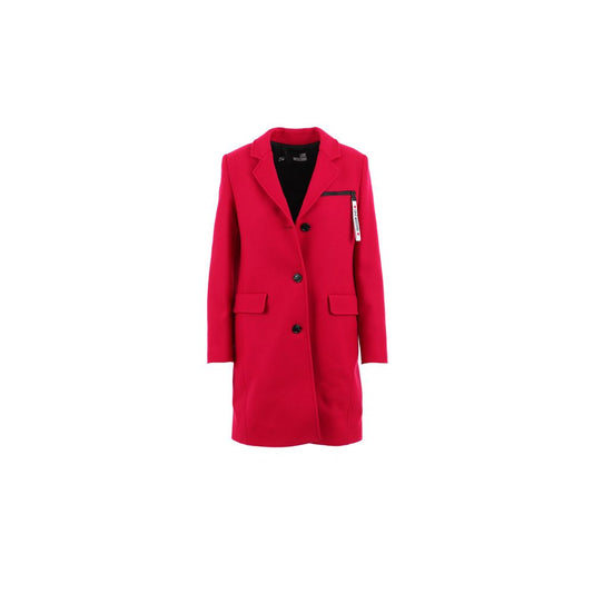 Red Wool Women Coat