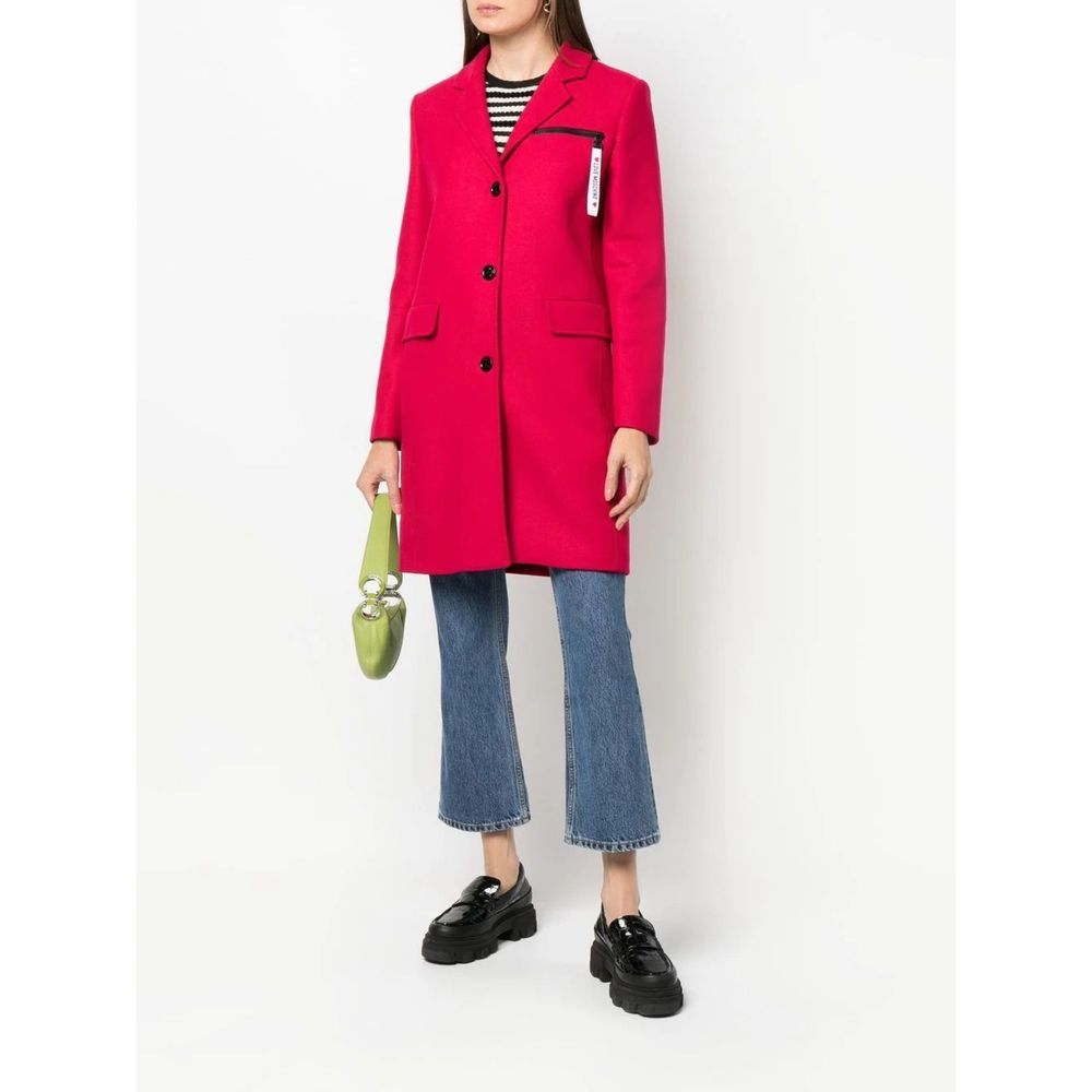 Red Wool Women Coat