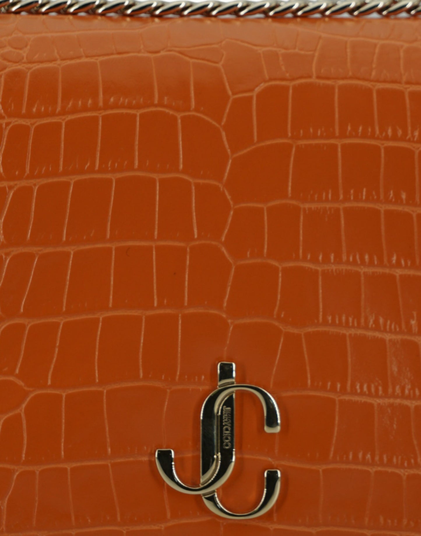 Amber Orange Leather Shoulder Bag