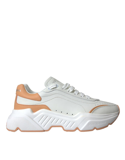 White Peach DAYMASTER Leather Sneakers Shoes