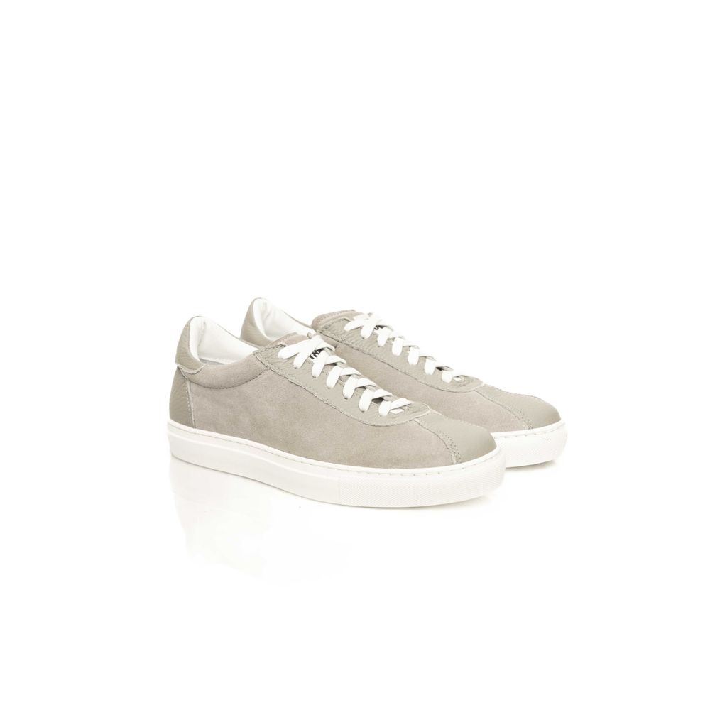 Gray Leather Men's Sneaker