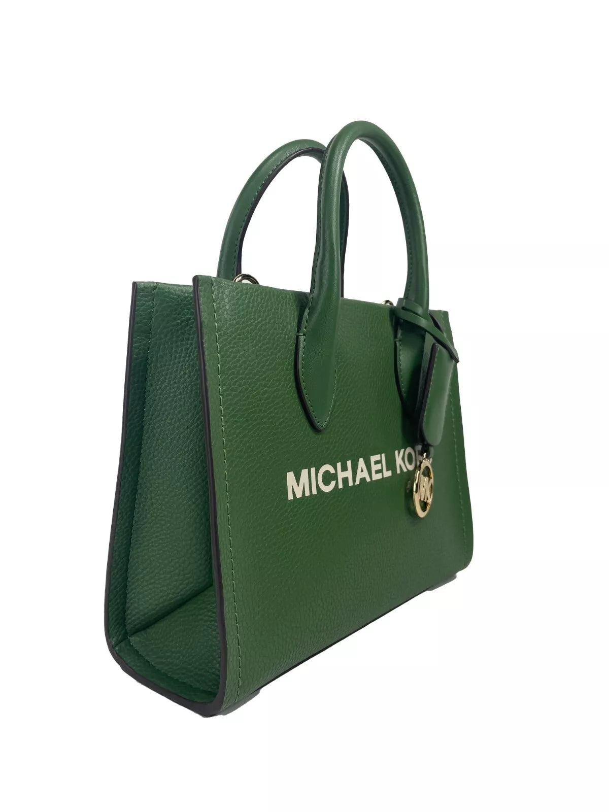 Mirella Small Leather Top Zip Shopper Tote Bag