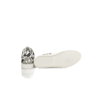 White Calfskin Men Sneaker