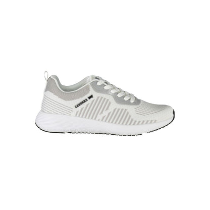 White Polyester Sneaker