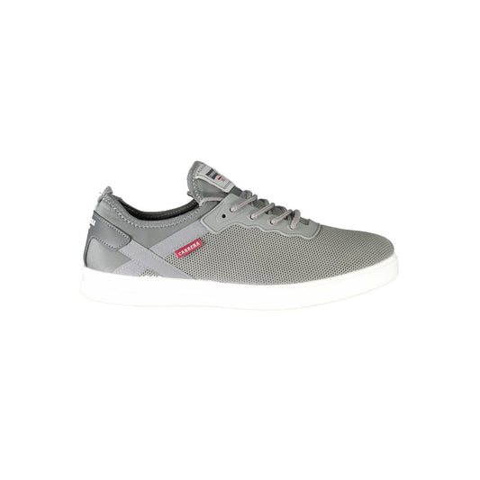 Gray Polyester Sneaker