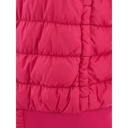 Fuchsia Elegance Polyamide Jacket