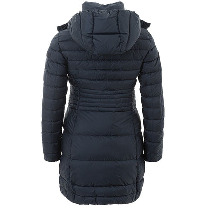 Chic Blue Polyamide Jacket for Women