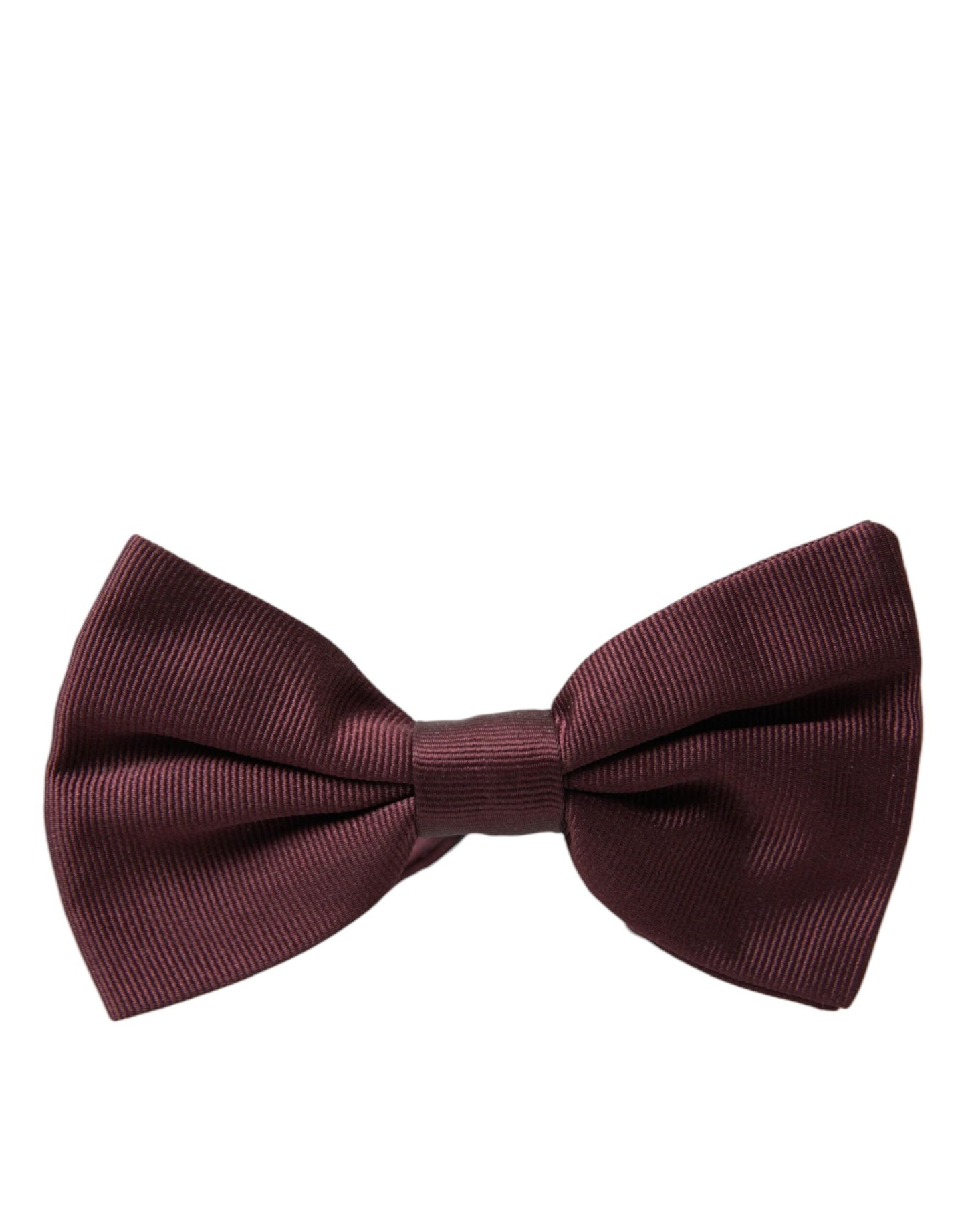 Maroon Silk Adjustable Neck Men Bow Tie