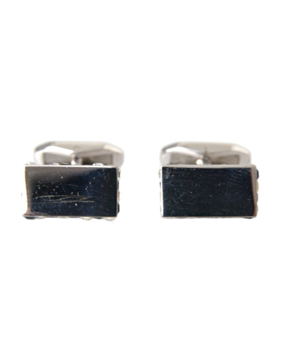 Silver Plated Metal Brass Pin Men Cufflinks