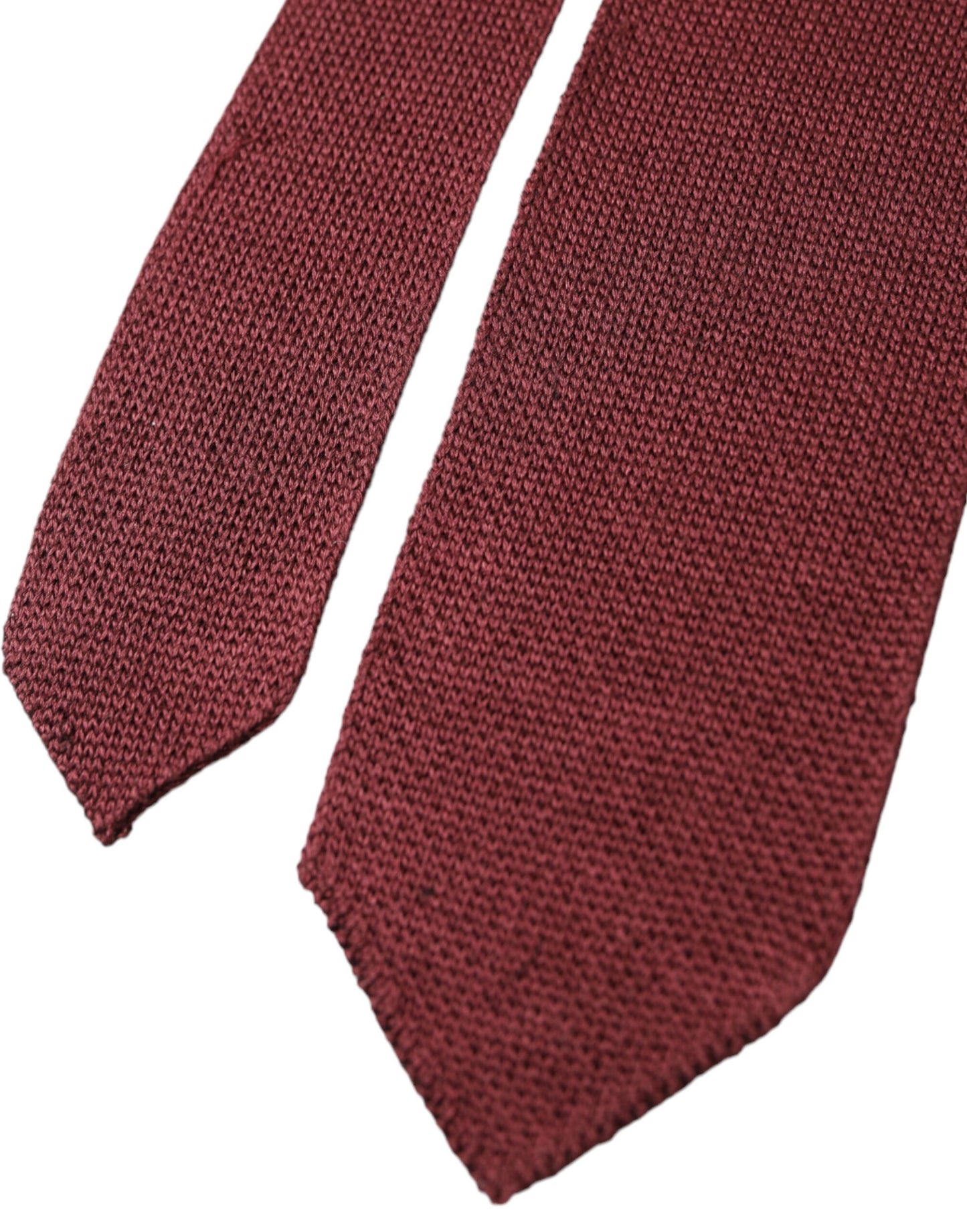 Bordeaux 100% Silk Patterned Classic Men Tie