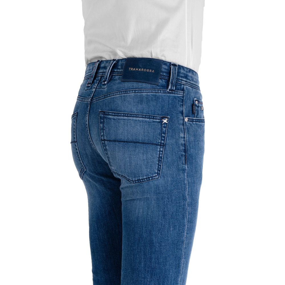 Blue Cotton Jeans & Pant