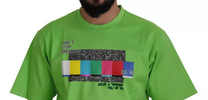 Green Cotton DG CHANNEL Top T-shirt