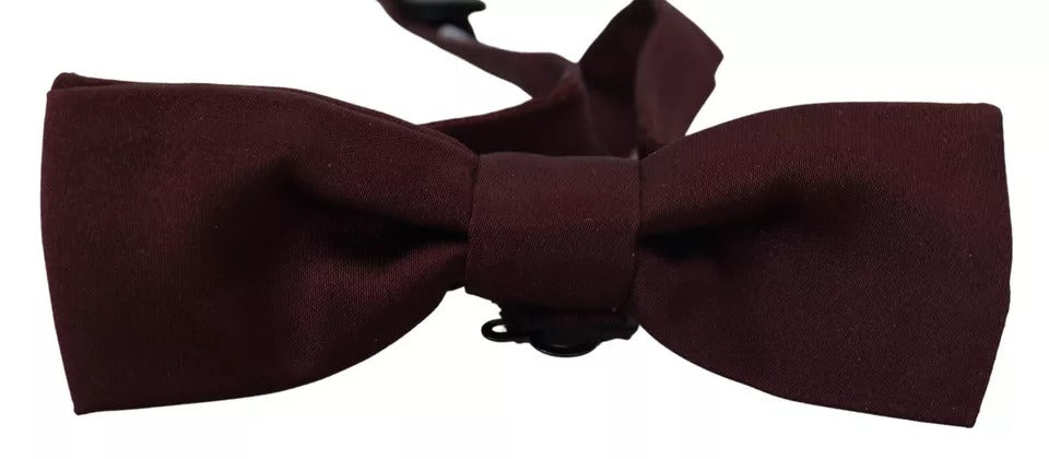 Bordeaux Silk Adjustable Neck Men Bow Tie