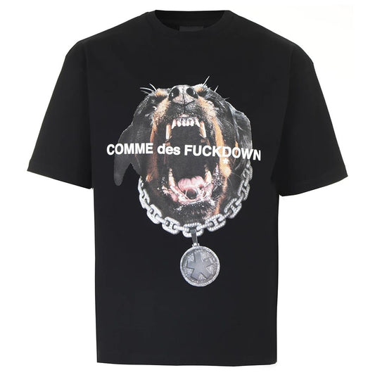 Black Cotton T-Shirt