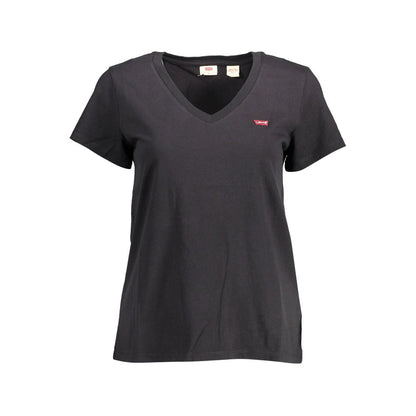 Black Cotton Women Top