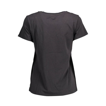 Black Cotton Women Top