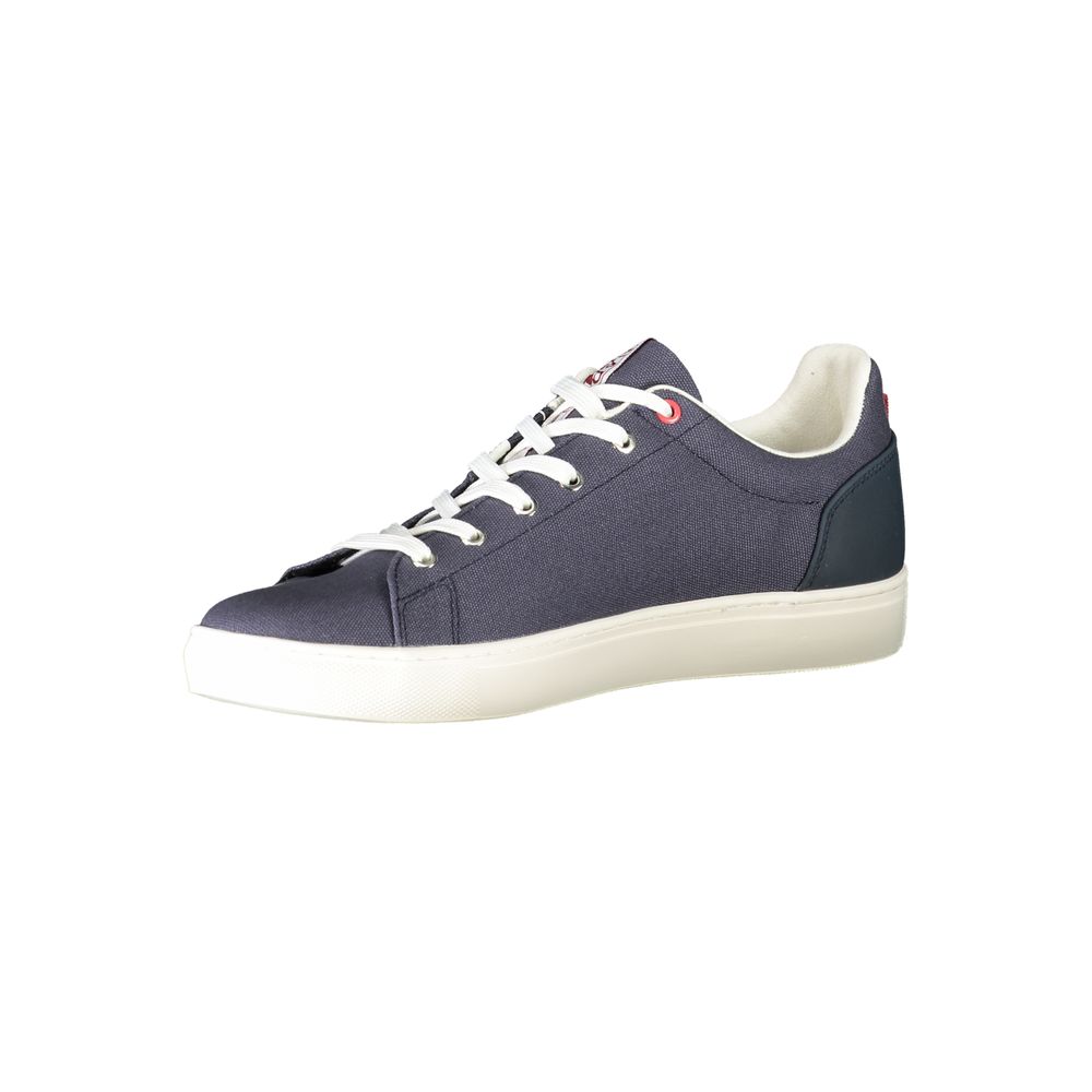 Blue Polyester Sneaker