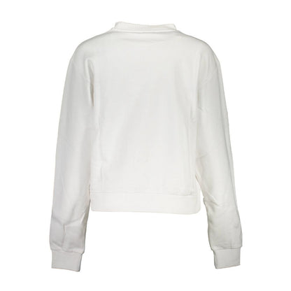 White Cotton Women Sweater