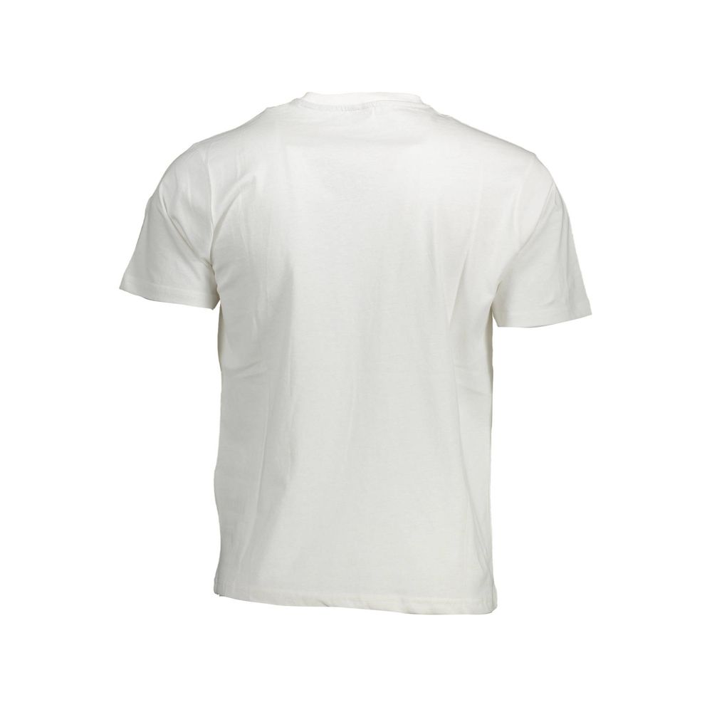 White Cotton Men T-Shirt