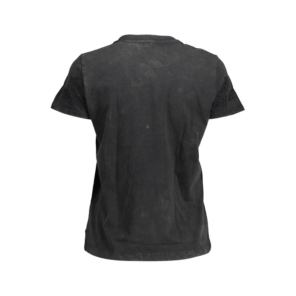 Black Cotton Women Top