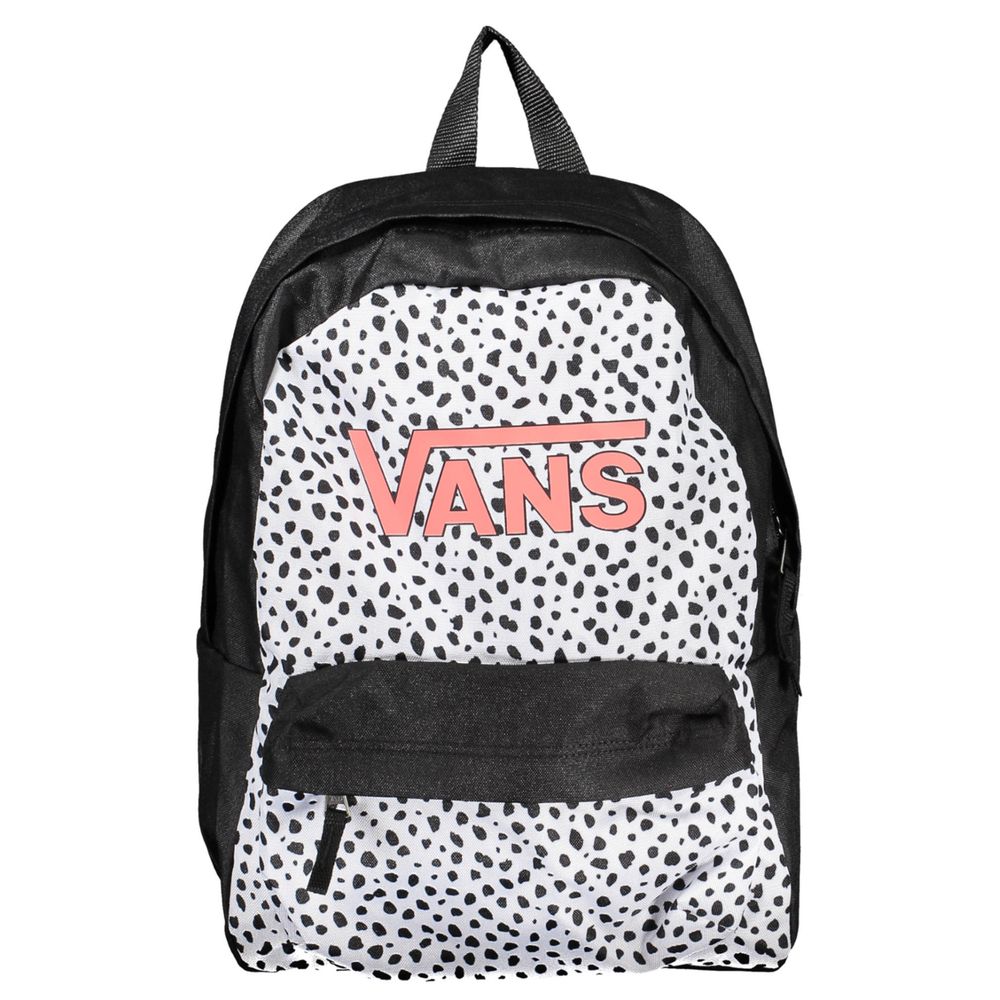 Black Polyester Women Backpack