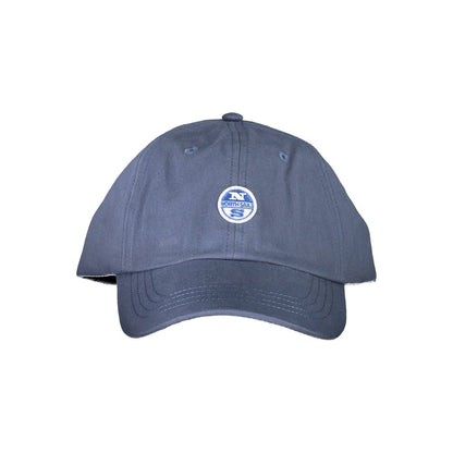 Blue Cotton Men Cap