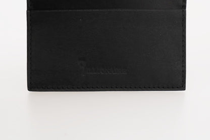 Exquisite Black Leather Men's Wallet