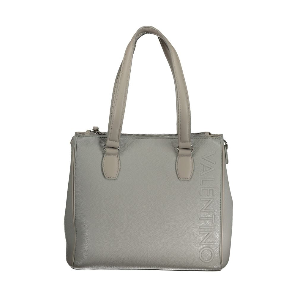 Gray Polyethylene Handbag