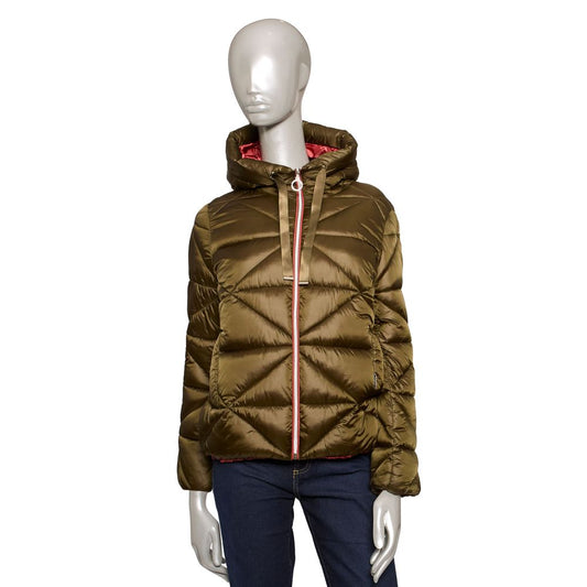 Green Polyester Women's Jacket